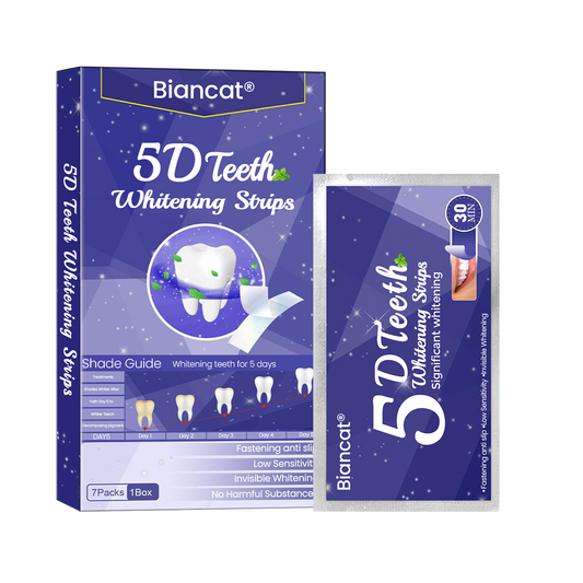 Bandes blanchissantes pour les dents 5D