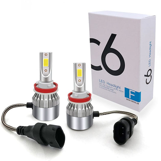 2X Phares LED de voiture Ultra Lumineux C6 ( Original )