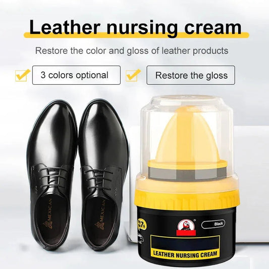 Crème de réparation pour cuir, cirage liquide pour chaussures